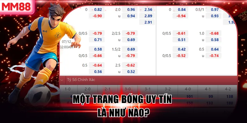 MM88 Review Top 5 Trang Bóng Uy Tín 2026 6 Một trang bóng uy tín là như nào?