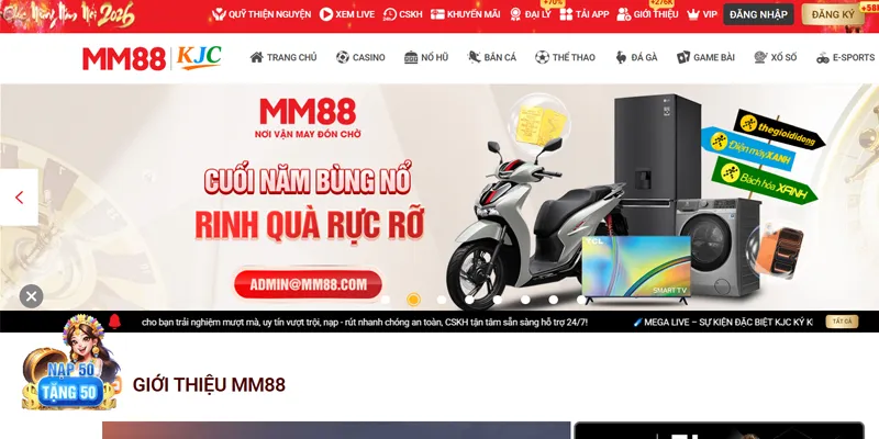 Giới thiệu chung về nhà cái uy tín MM88